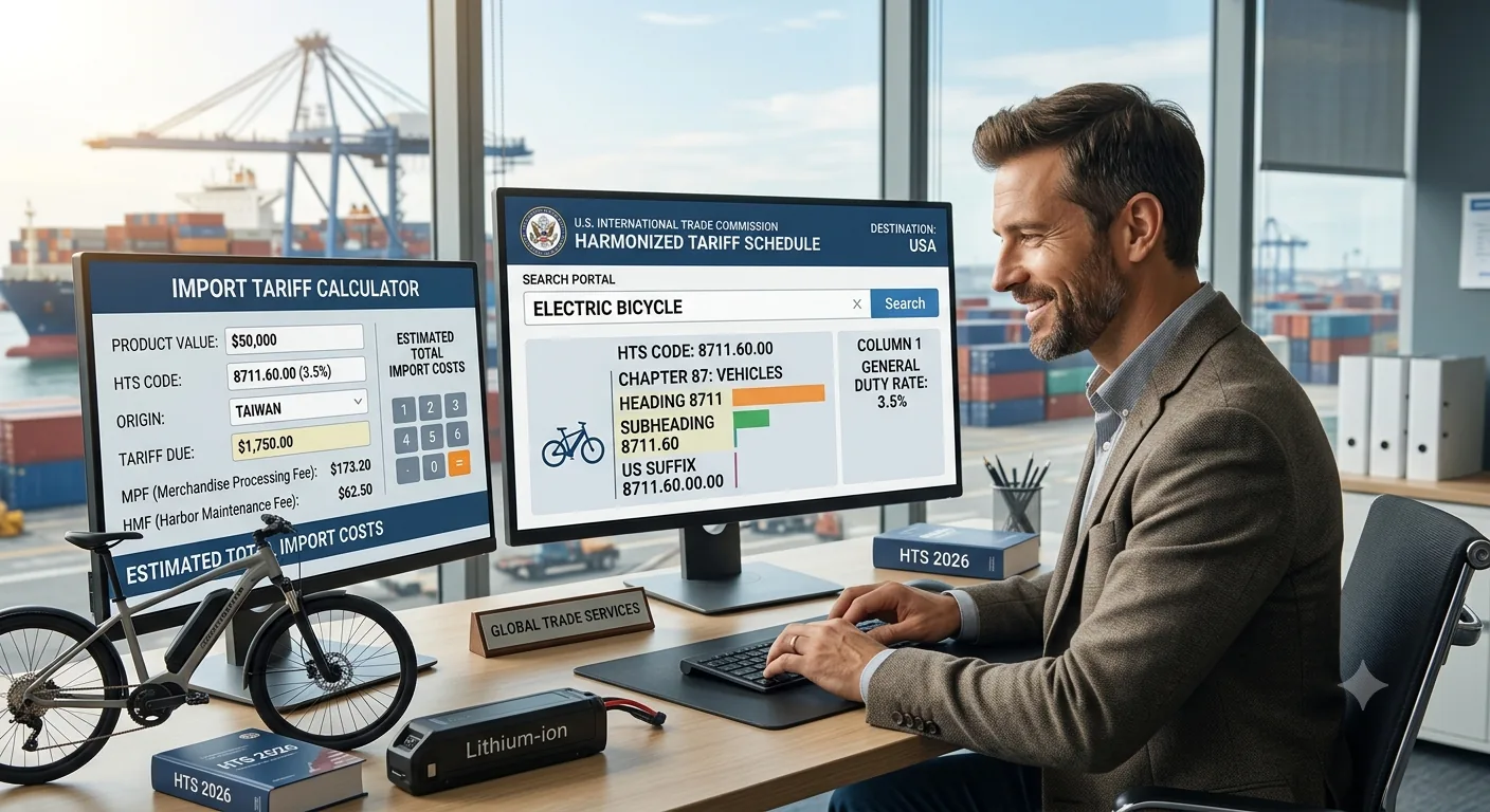 Featured image for “How to find the correct HTS code for your product and calculate the tariff when importing goods into the US?”