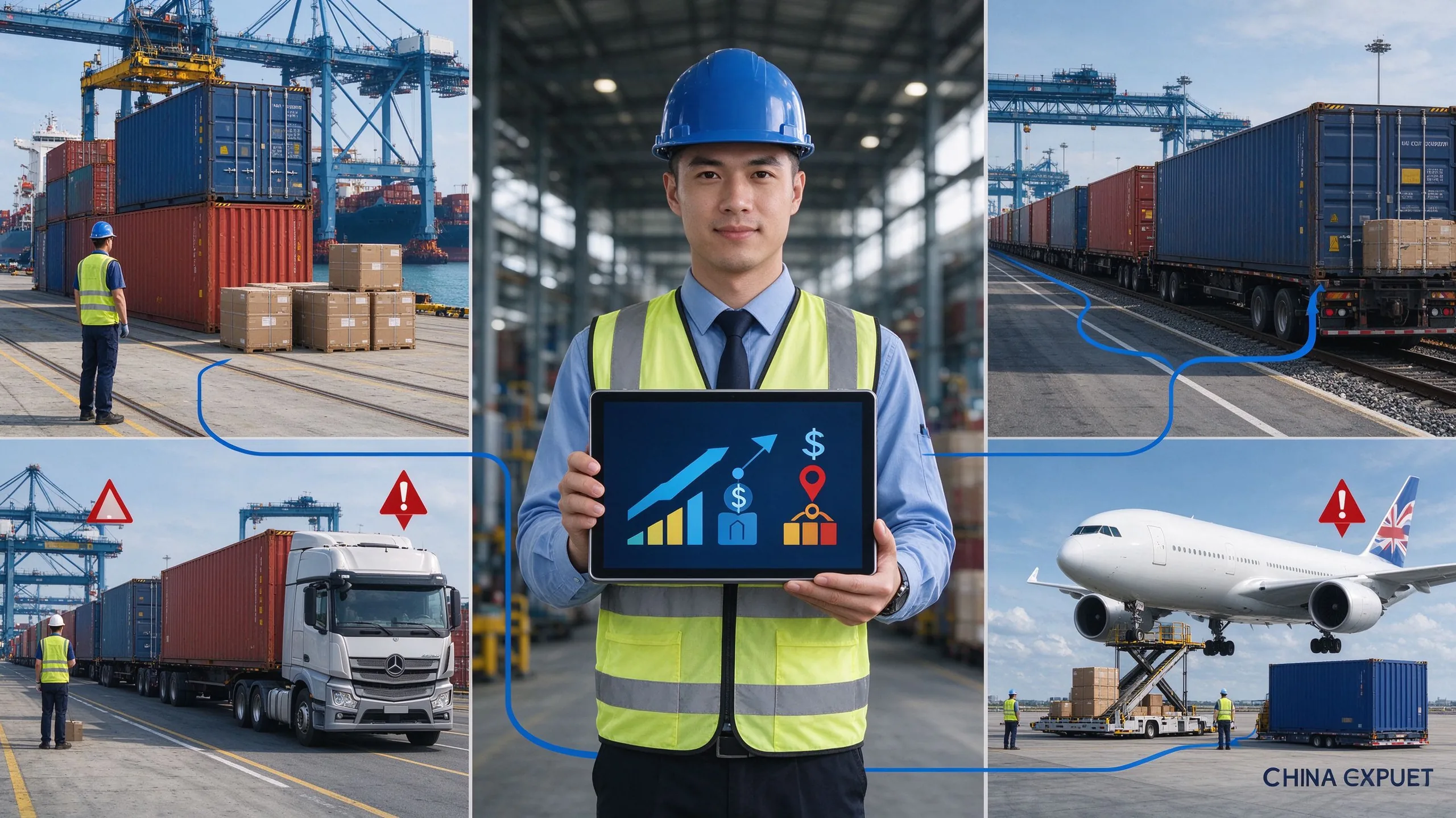 Featured image for “Sea Freight, Truck Shipping, Railway, Air Freight: Which One Should You Choose When Shipping From China to Europe and UK?”